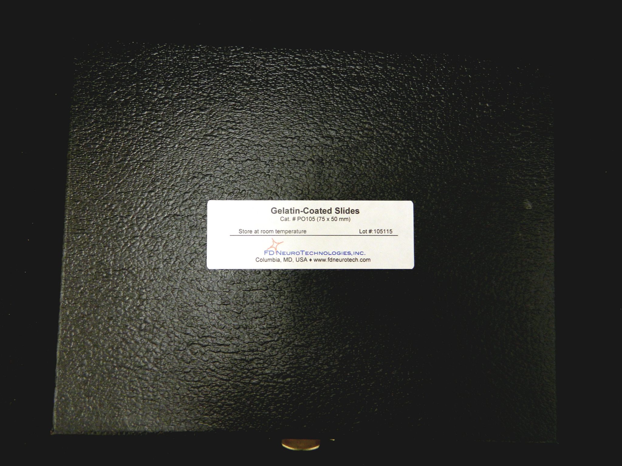 GelatinCoated Microscope Slides (75X50 mm) FD Neuro Technologies, Inc.